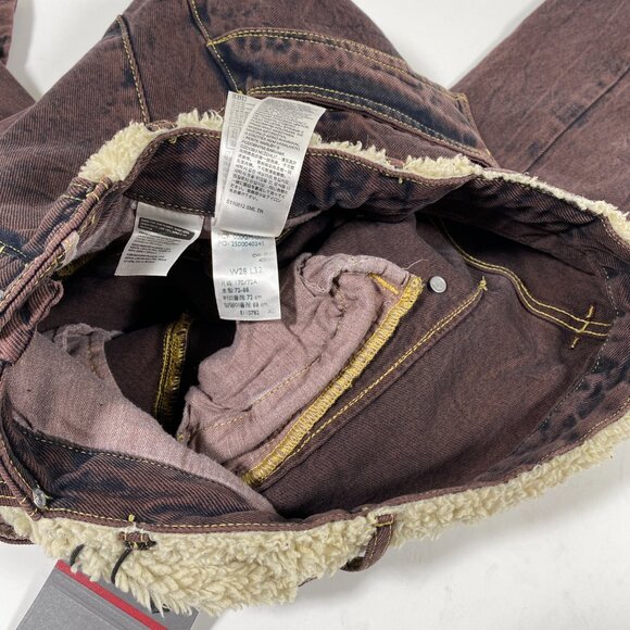 LEVI'S x KIKO KOSTADINOV Brown 'Paneled' Jeans - Picture 9 of 10